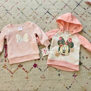 Minnie Mouse Disney Sweaters Pink 12 months baby kids new with tags